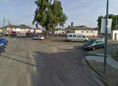 The Russell Avenue area, where Ciarán Noonan was abducted.
