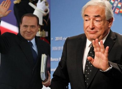 Both Silvio Berlusconi and Dominique Strauss-Kahn saw their decades-long political careers wiped out during 2011.