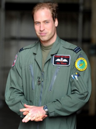 Prince William in uniform.