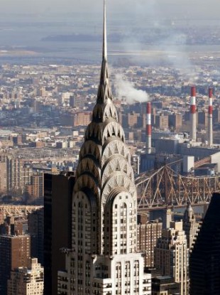 New York's Chrysler Building, which was completed just as the Great Depression struck.
