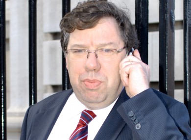 Former taoisigh like Brian Cowen, pictured, are no longer entitled to claim expenses for their mobile phone bills.