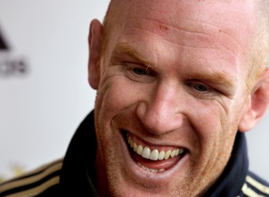 Paul O'Connell: happy to sign on with Munster.