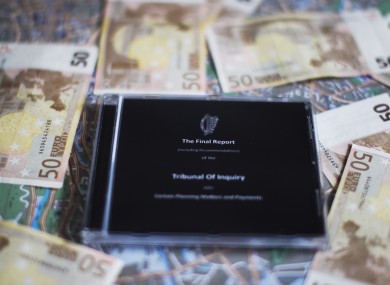 The CD version of the final report from the Mahon Tribunal.