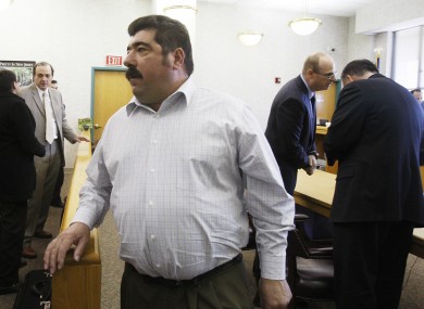 Americo Lopes leaving the courtroom today $10m poorer