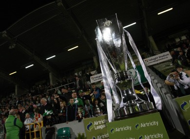 The Premier Division trophy: will it be heading back to Tallaght for a third successive season?