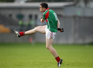 Dolan in action for Garrycastle during the Leinster Club Senior Football final.