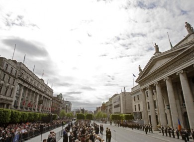 Around 3,000 people attended the ceremony marking the 95th anniversary last year.