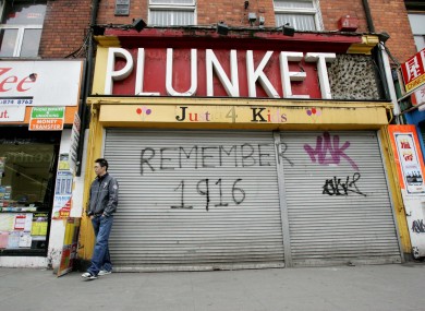16 Moore Street, the last headquarters of the provisional government during the 1916 Rising.