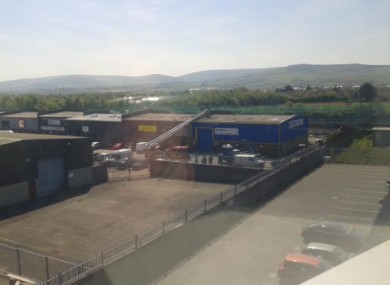 Cookstown Industrial Estate this morning