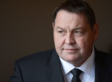 All Blacks coach Steve Hansen.