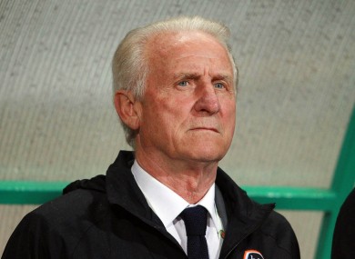 Trap admitted Ireland were poor in the first half.