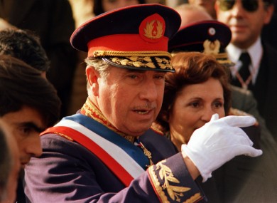 Pinochet pictured in 1975