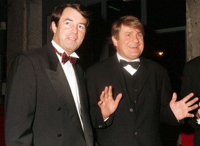 File photo: Michael Lowry with Denis O'Brien back in 1997