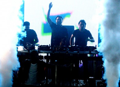 Swedish House Mafia perform in London in July. The band's gig in Dublin's Phoenix Park was marred by crowd disturbances, including nine stabbings.