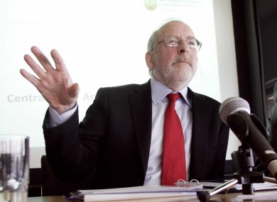 Central Bank governor Patrick Honohan