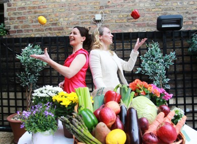 Well-known chefs Catherine Fulvio and Clodagh McKenna officially launch Taste of Dublin 2012 earlier this year