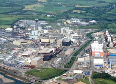 An overview of the Sellafield site in 2008 when the Irish and British governments decided to launch a joint risk assessment.