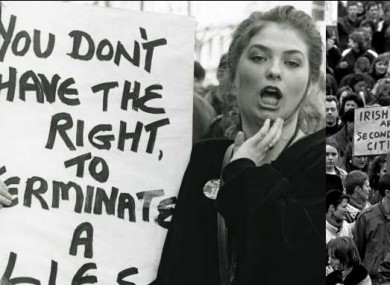 Pro-life and pro-choice protests of 1992