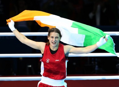 Olympic gold medallist Katie Taylor tops trending people of 2012.