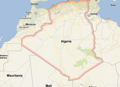 Algeria lies to the north of Mali in north-west Africa.