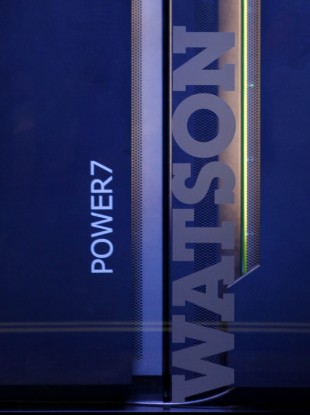 The hardware for the IBM supercomputer called 'Watson'.