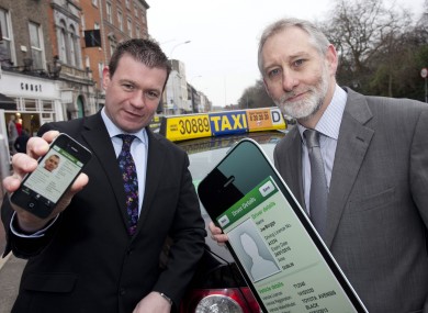 Minister Alan Kelly and Gerry Murphy, CEO of the National Transport Authority
