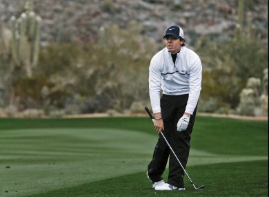 McIlroy has been off form of late.