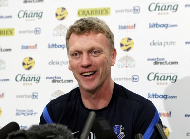 David Moyes faces the press today.