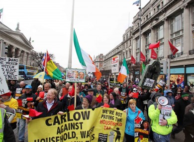 National Protest against Austerity in April of this year.