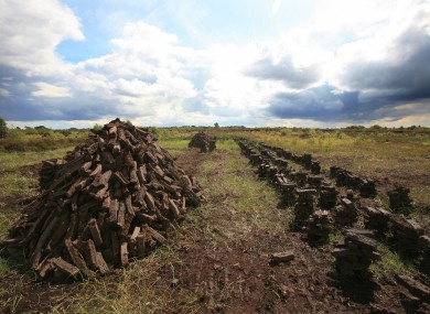 Part of the Bog of Allen in County Offaly