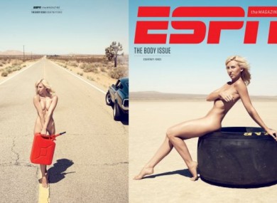 NHRA Funny Car Driver Courtney Force on the cover of the magazine.