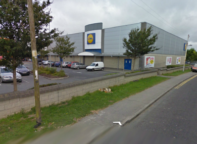 The incident happened in Lidl on the Malahide Road in north Dublin,