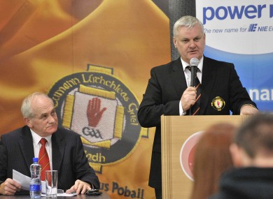 Aogan Ó Fearghail (right) is a candidate for the GAA Presidency.