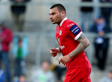 Anthony Elding scored twice tonight (file photo).