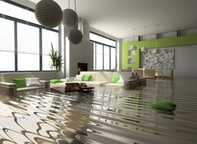Flooded apartment