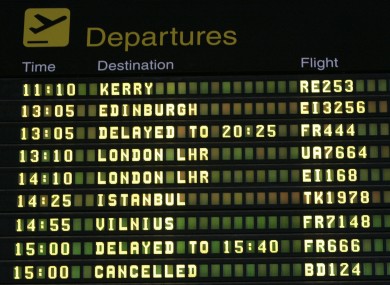 Knock airport numbers up