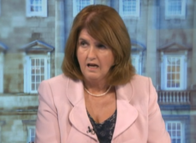 Joan Burton on The Week in Politics today
