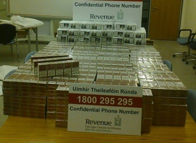 A photo of the good seized this morning.