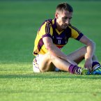 Barry was better known as a Gaelic footballer but he also played hurling for Wexford.<span class=