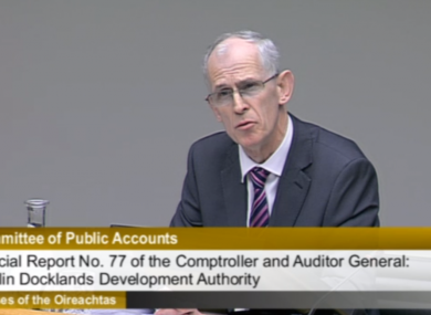 Paul Maloney appearing before the Public Accounts Committee today