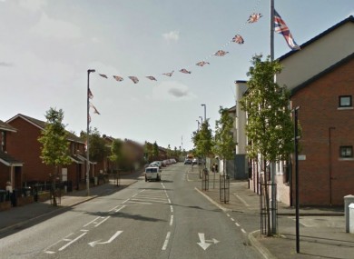 North Queen Street in Belfast where the attack took place, pictured in 2012.