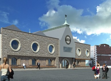 Artist's impression of what the distillery in the Liberties will look like.