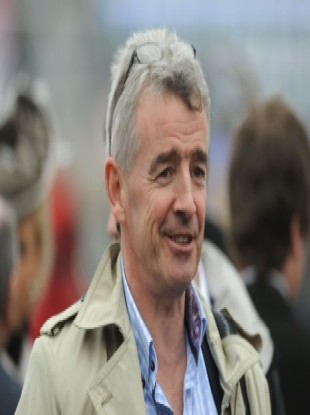 Chief executive of Ryanair Michael O'Leary at the Cheltenham Festival.
