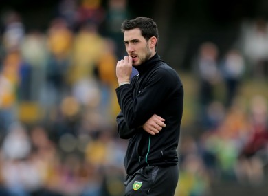 Mark McHugh 'needed a bit of time out', says Donegal selector Damien Diver.