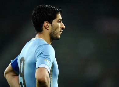 Suarez is hoping to be ready for next month's World Cup finals.