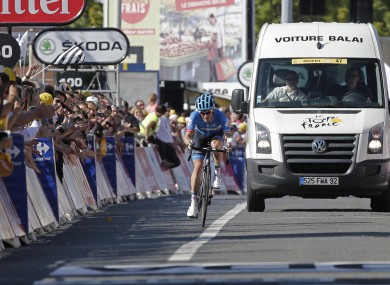 Talansky is accompanied by the