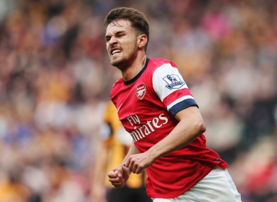 Arsenal midfielder Aaron Ramsey will line out at Wembley tomorrow.