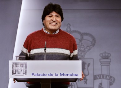 Evo Morales: President, barbecue-lover.