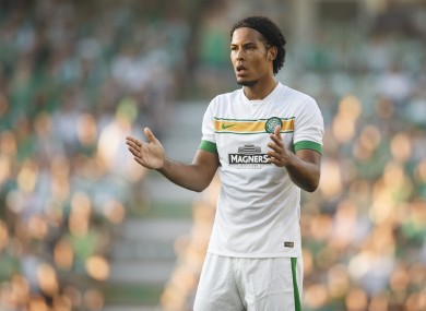 Celtic's Virgil Van Dijk.