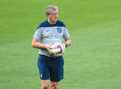 Hodgson hit out at his players in an open training session recently.